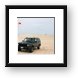 But my Jeep did do it!  You can see a few ridges behind me. Framed Print