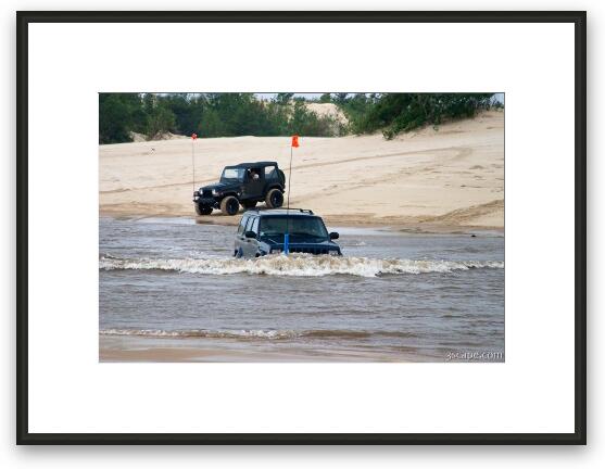 Jeeps can go anywhere! Framed Fine Art Print