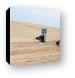 Quad ATV riding in dunes Canvas Print