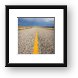 Long Lonely Road Framed Print