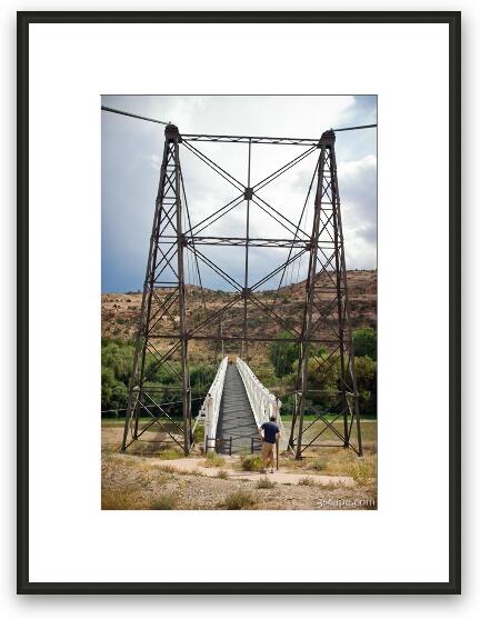Dewey Bridge (Kokopelli Trail) Framed Fine Art Print