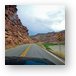 Highway 128 along the Colorago River Metal Print