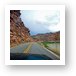 Highway 128 along the Colorago River Art Print