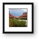 Colorado River, Canyon, and Fisher Towers in the far center Framed Print