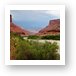 Colorado River, Canyon, and Fisher Towers in the far center Art Print