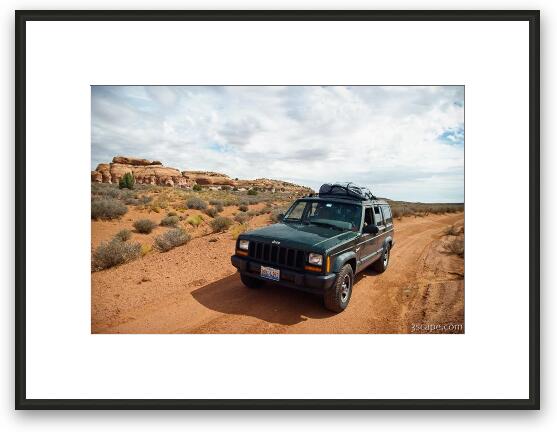 Jeep Framed Fine Art Print