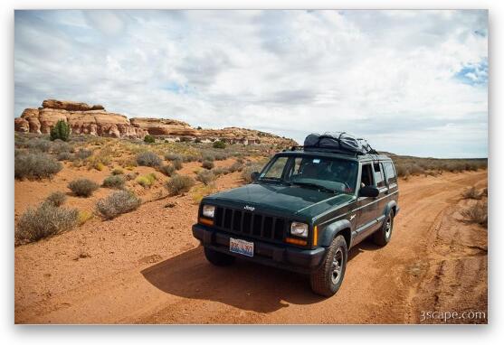 Jeep Fine Art Metal Print