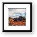 Jeep at the end of Mineral Point Road Framed Print
