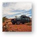 Jeep at the end of Mineral Point Road Metal Print