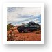 Jeep at the end of Mineral Point Road Art Print
