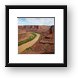 The Green River is actually pretty brown Framed Print