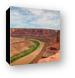 Adam looking over the Green River Canvas Print