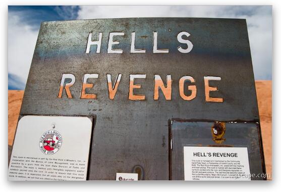 Hell's Revenge 4x4 Trail Fine Art Metal Print