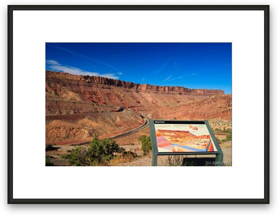 Moab Fault Framed Fine Art Print