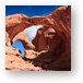 Double Arch Metal Print