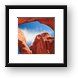 Double Arch Framed Print