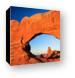 North Window and Turret Arch at Sunrise Canvas Print