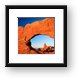 North Window and Turret Arch at Sunrise Framed Print
