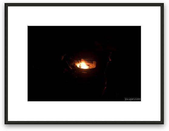 Campfire Framed Fine Art Print