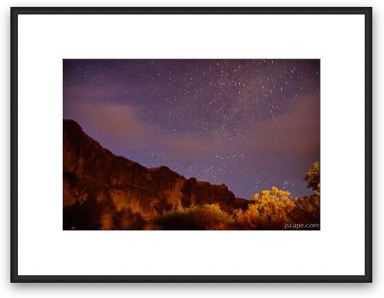 Utah night sky Framed Fine Art Print