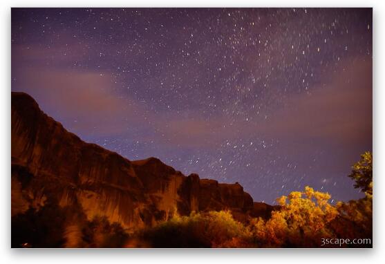 Utah night sky Fine Art Metal Print