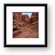 Small canyon Framed Print