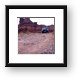 A slight downhill obstacle Framed Print