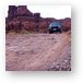 A slight downhill obstacle Metal Print
