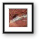 Green bands in the rock were seen everywhere Framed Print