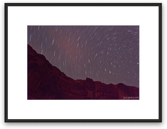 Another spectacular Utah night sky Framed Fine Art Print