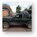 Jeep back in Moab Metal Print