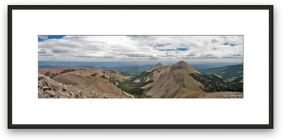 Mountain Panoramic Framed Fine Art Print