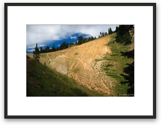 Burro Pass Trail Framed Fine Art Print