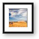 Rockland Ranch (where there are a bunch of large cave homes) Framed Print