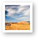 Rockland Ranch (where there are a bunch of large cave homes) Art Print