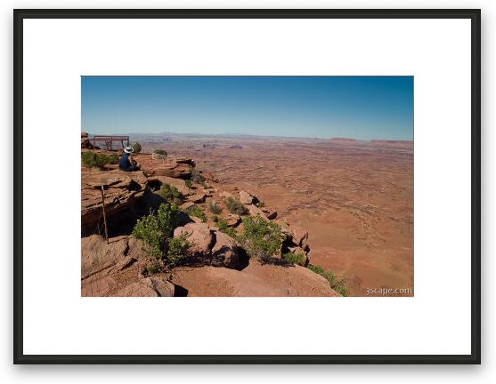Overlooking the Canyonlands Needles Area Framed Fine Art Print