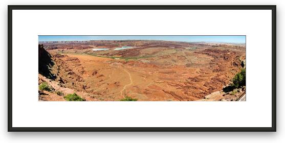 Anticline Overlook Panoramic Framed Fine Art Print