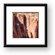 Tiny Mark at the top of Bull Canyon Framed Print