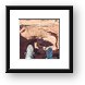 My feet over the edge (Gemini Bridges) Framed Print