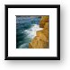Rocky Pacific shoreline near San Diego Framed Print
