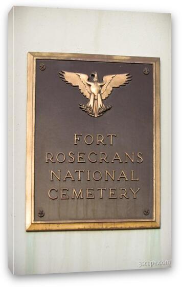 Fort Rosecrans National Cemetery Fine Art Canvas Print