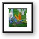 Bird of Paradise at the Fort Rosecrans National Cemetery Framed Print
