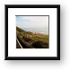 Scenic road along the Pacific coast Framed Print