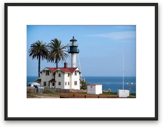 The new Point Loma Lighthouse Framed Fine Art Print