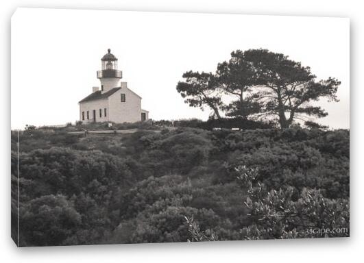The Old Point Loma Lighthouse (Cabrillo National Monument) Fine Art Canvas Print