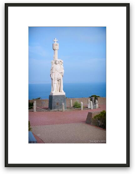Cabrillo National Monument (statue for Juan Rodriguez Cabrillo) Framed Fine Art Print