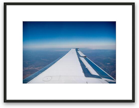 Flying back home Framed Fine Art Print