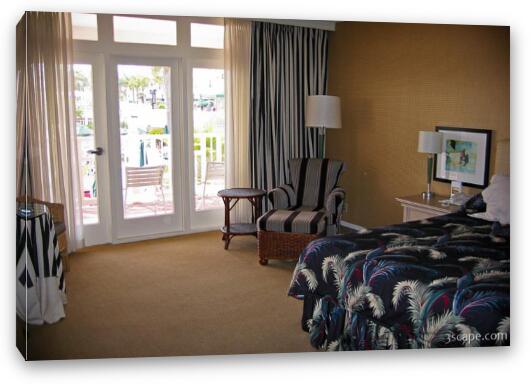 My room at the hotel Fine Art Canvas Print