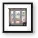 View of the balcony Framed Print
