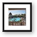 View from the balcony Framed Print